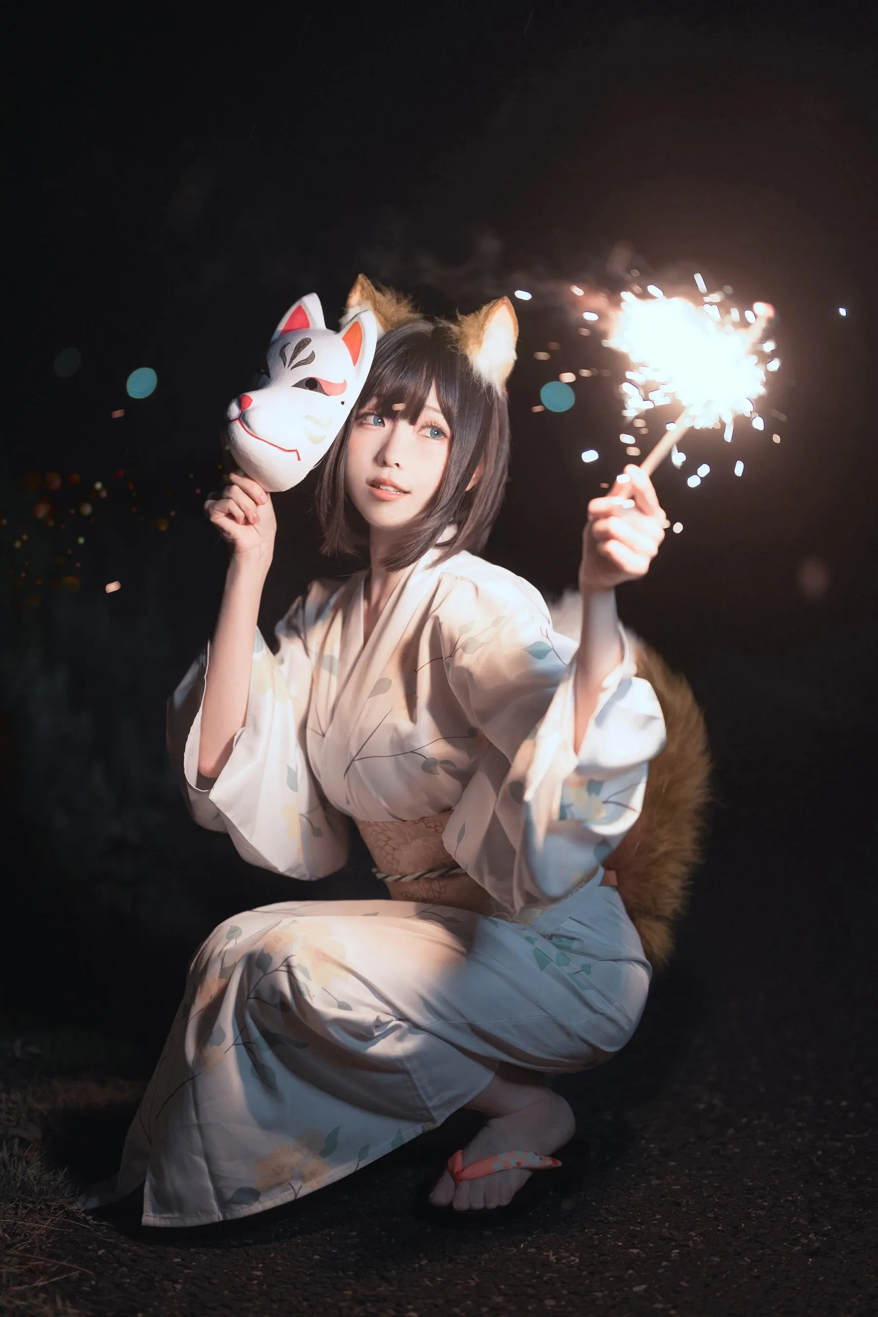 ElyEE子 – NO.115 2023.July C-Dongitsune ~Yukata 浴衣狐 [27P]插图3